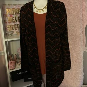 Fall, colored cardigan